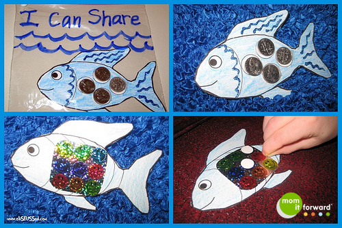Rainbow Fish Kids Craft: Teach Kids the Importance of SharingMom it Forward