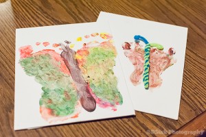 Kid's Craft: Butterfly Footprints
