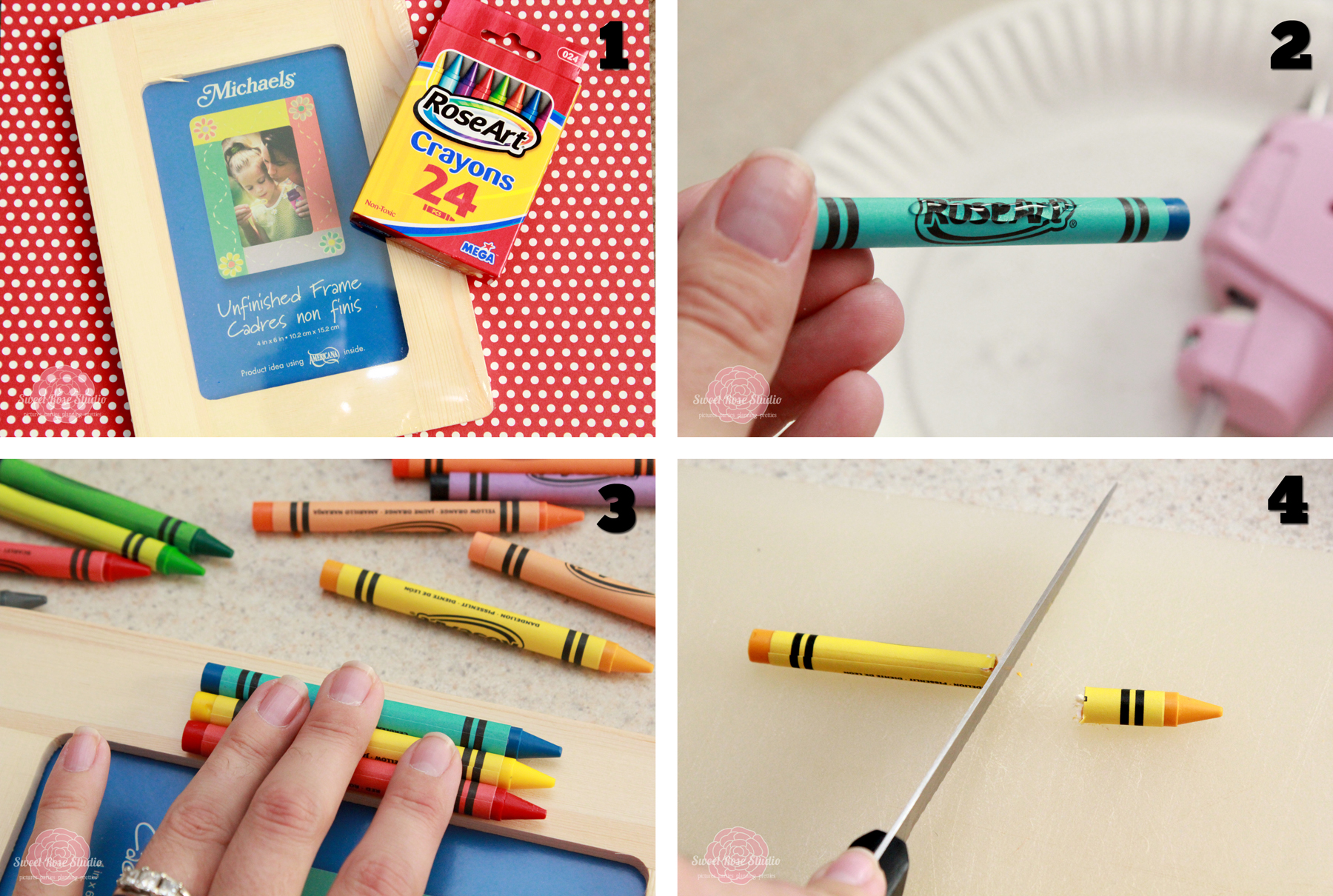 Colorful Crayon Frame Mom it ForwardMom it Forward