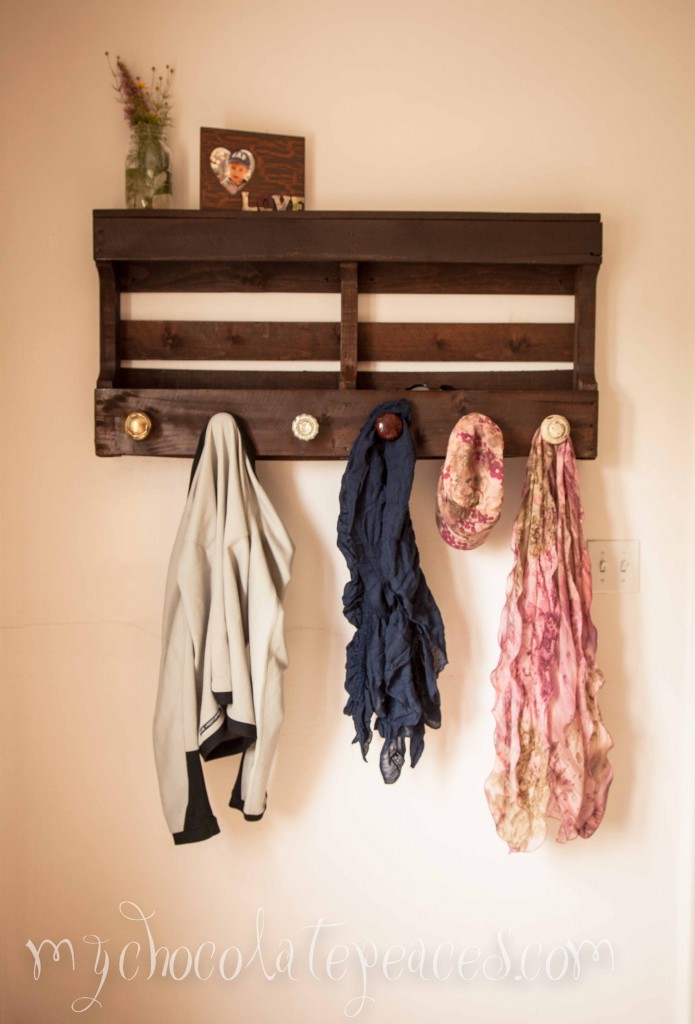 Pallet Coat Rack