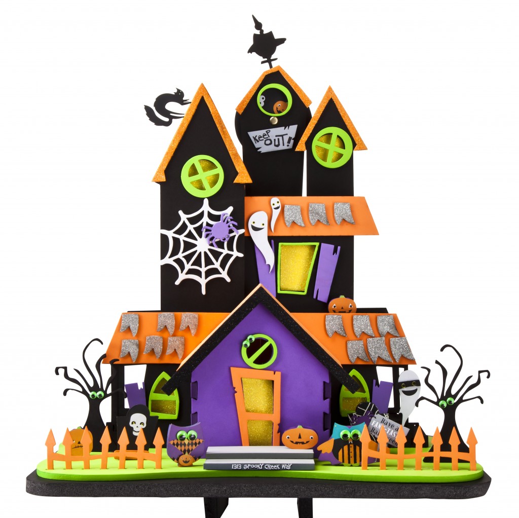 Halloween haunted house craft