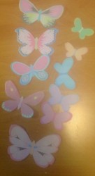 cut out paperbutterflies