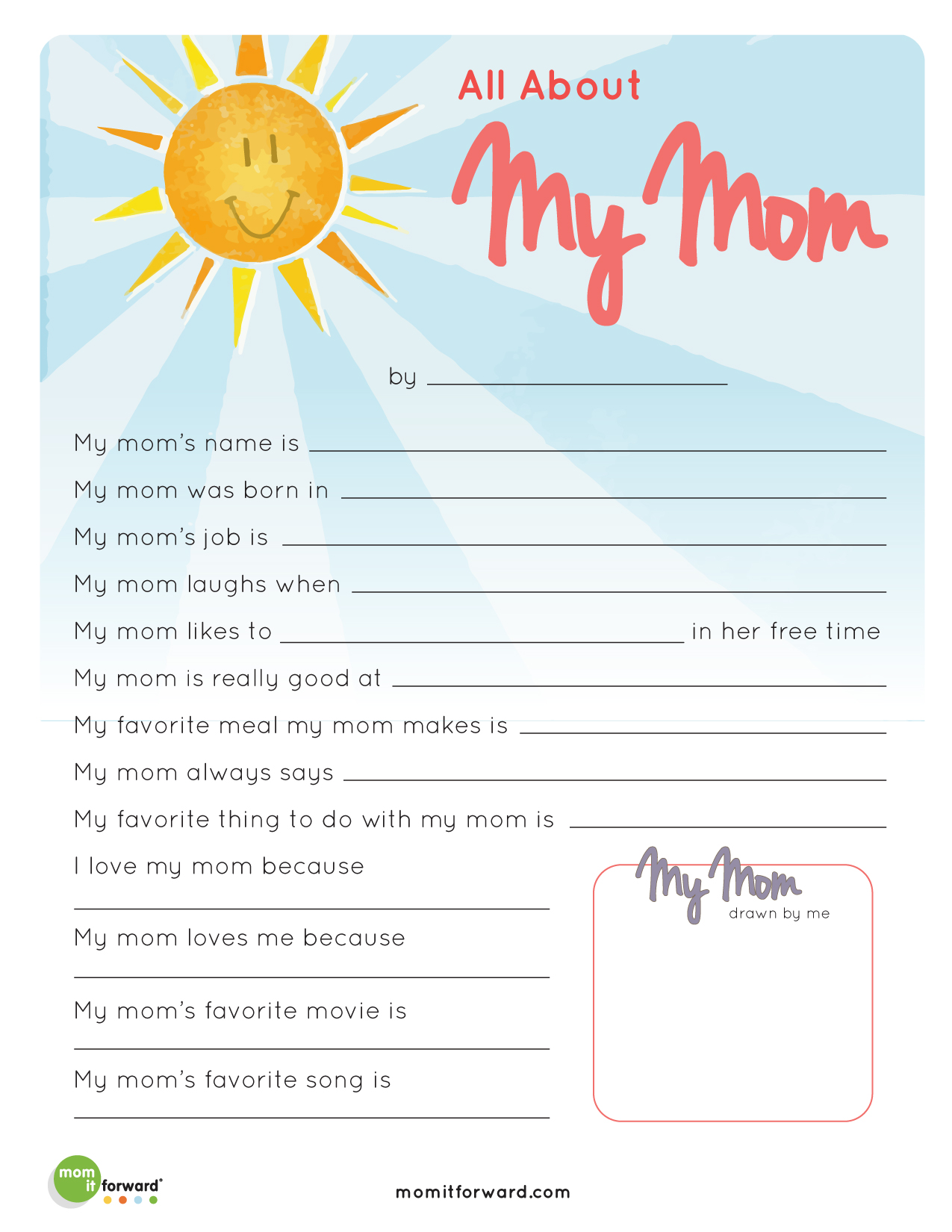 10 Things I Love About My Mom - Mom it ForwardMom it Forward