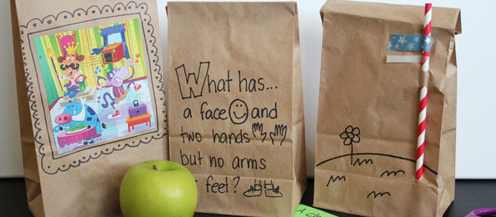 Back to school with creative lunch bag decorating ideas