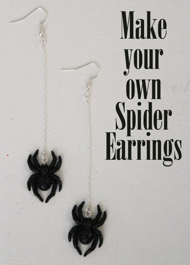 DIY Spider Earrings Mom it ForwardMom it Forward