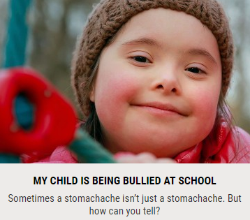 What if my child is being bullied?What if my child is being bullied?