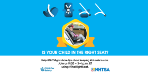 Join the car seat safety Twitter chat for Safety Week!