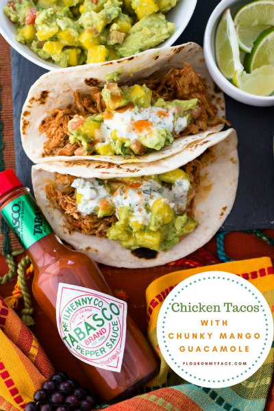 Chicken Tacos Mango Versatile Guacamole Delicious TABASCO Simple Ingredients Will Make Avocado Appetizer Recipe