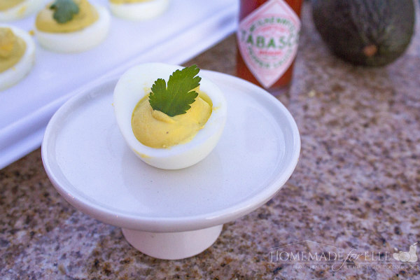 Delicious Deviled Eggs TABASCO Dipping Sauce Simple Ingredients Will Make Avocado Appetizer Recipe