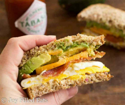 Delicious Loaded Egg Sandwich Will Make Avocado Appetizer Recipes