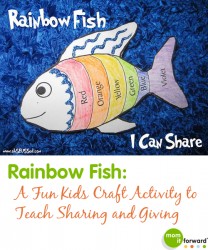 Rainbow Fish Kids Craft: Teach Kids the Importance of SharingMom it Forward