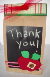 chalkboard treat bag by Summer of summerscraps.blogspot.com