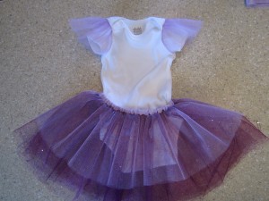 Finished baby girl ballerina Halloween costume