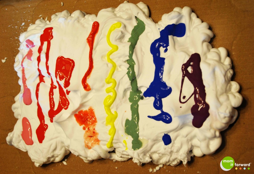 Kids Crafts How to Make Shaving Cream Paint Mom it ForwardMom it Forward