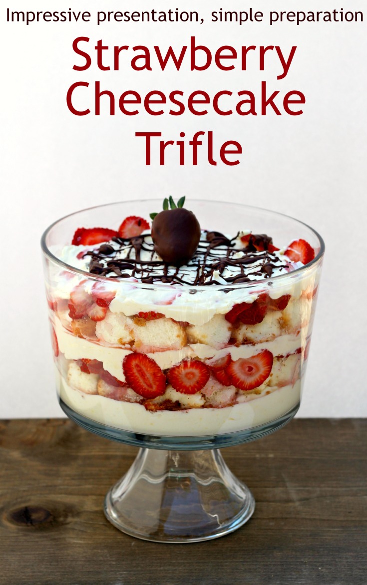 Strawberry Cheesecake Trifle - Mom it ForwardMom it Forward