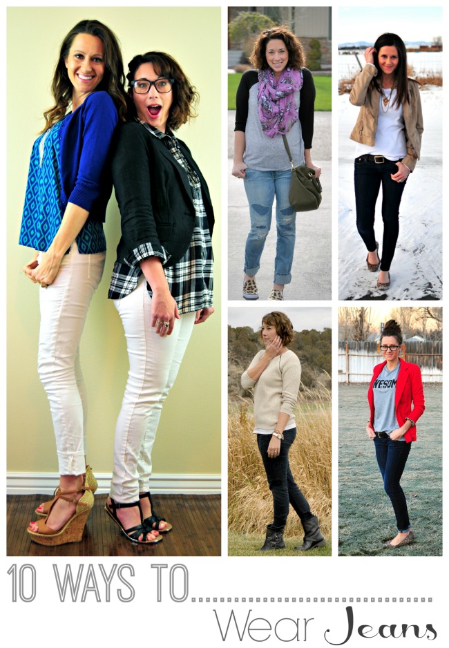 10 Ways to Wear Jeans - Mom it ForwardMom it Forward