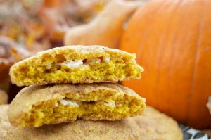 That wonderful Snickerdoodle cookie flavored with pumpkin and filled with cream cheese.